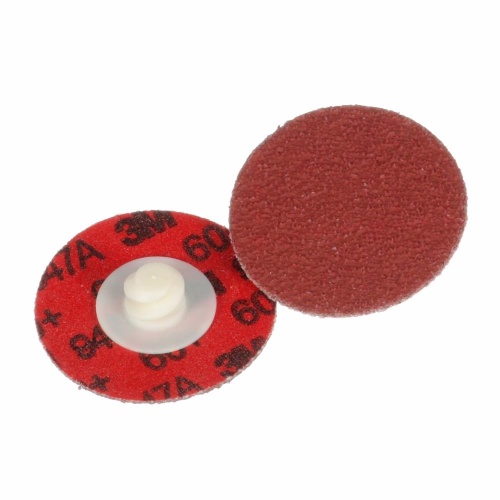 3M 7100214154 - 3M Cubitron™ II Roloc™ Durable Edge Disc 947A, 60+, X-weight, TR, Maroon, 1 in, Die R100N