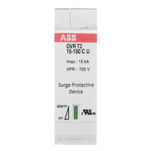 ABB OVRT240150CU - Surge Protective Device, 120V Single Phase, 1 Pole, 2 Wire