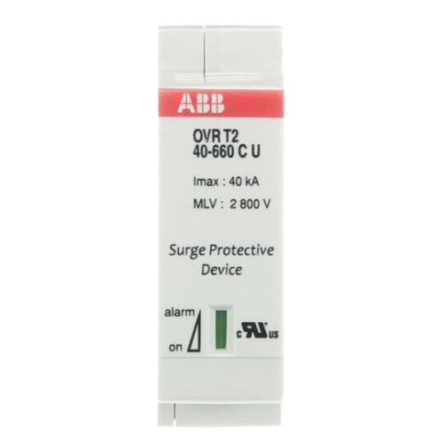 ABB OVRT240660CU - Surge Protective Device, 600V Single Phase, 1 Pole, 2 Wire