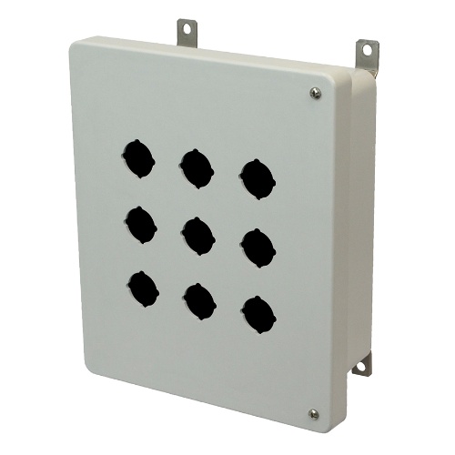 Allied Moulded AM1084HP9 Non Metallic Polyester Push Button Enclosure