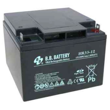 BB Battery HR33-12 Premium High Rate Battery 12V 33AH