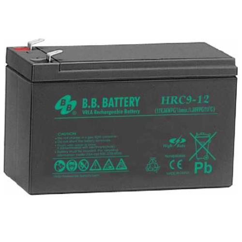 BB Battery HRC9-12 High Rate Battery 12V 9AH