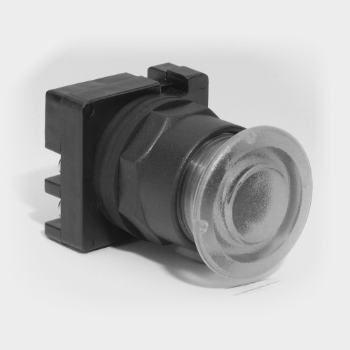 Benshaw R2PB30-ILM-120-A - Illuminated Push Button, Mushroom AMBER 120V