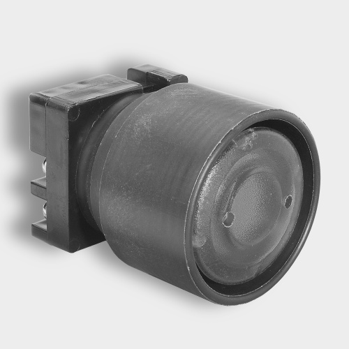 Benshaw R2PB30-ILS-120-A - Illuminated Push Button, Shrouded AMBER 120V