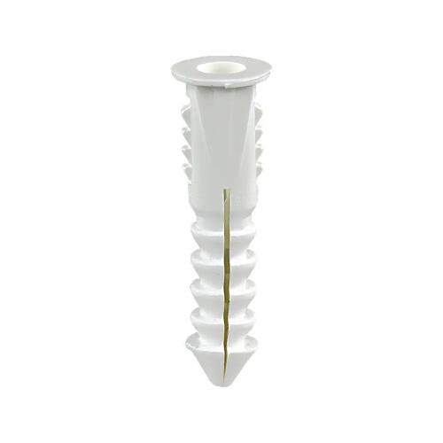 Dottie 121 - #4-#6-#8 White Wing Conical Plastic Anchor, Polyethylene