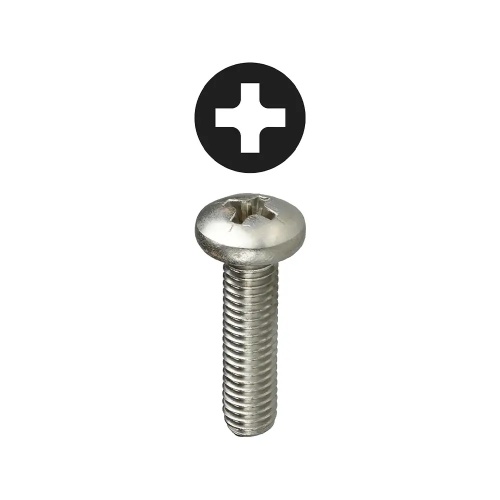 Dottie PMS63238 - #6-32 x 3/8'' Stainless Steel Phillips Pan Head Machine Screw, 18-8 Stainless Steel