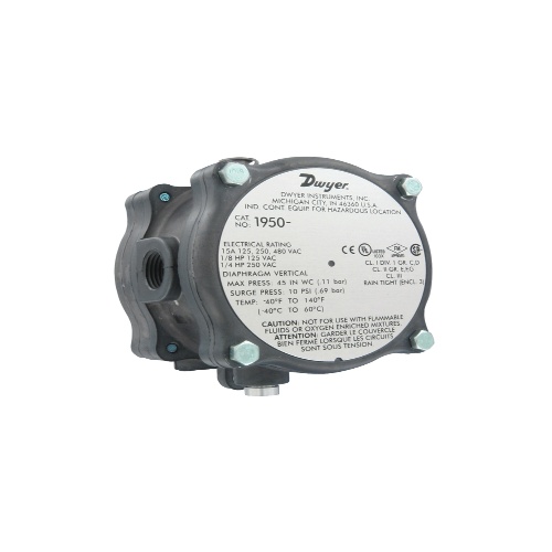 Dwyer 1950-00-2F Compact Low Differential Pressure Switch