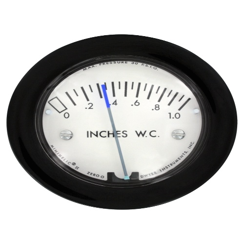 Dwyer 2-5205-NPT Minihelic® II Differential Pressure Gauge