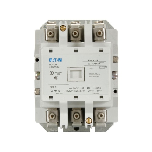 Eaton A201K3CE Motor Control Contactor 480 Max Volt