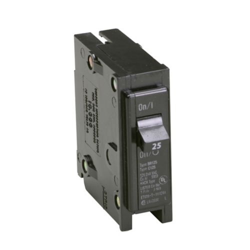 Eaton BR125 Thermal Magnetic Circuit Breaker - 240 Max Volt 25 Amp