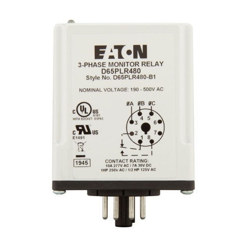 Eaton D65PLR480 Monitoring Relay 