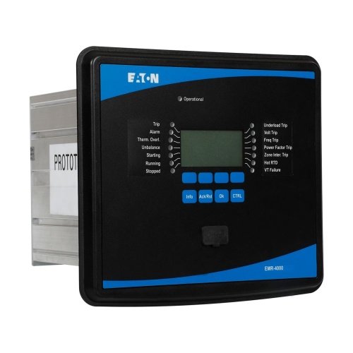 Eaton EMR-4000-2A1GA0 Motor Protection Relay - 8 Inputs 5 Outputs, 4 Analog Outputs
