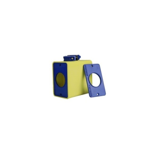 Ericson 6011 Outlet Box, Single Gang - Yellow