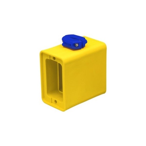 Ericson 6029 Outlet Box, Single Gang - Yellow