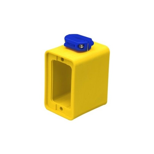 Ericson 6030 Outlet Box, Single Gang - Yellow