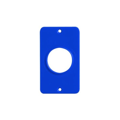 Ericson 6032 Coverplate, Single Gang - Blue