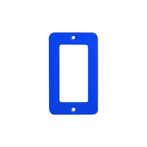 Ericson 6035 Coverplate, Single Gang - Blue