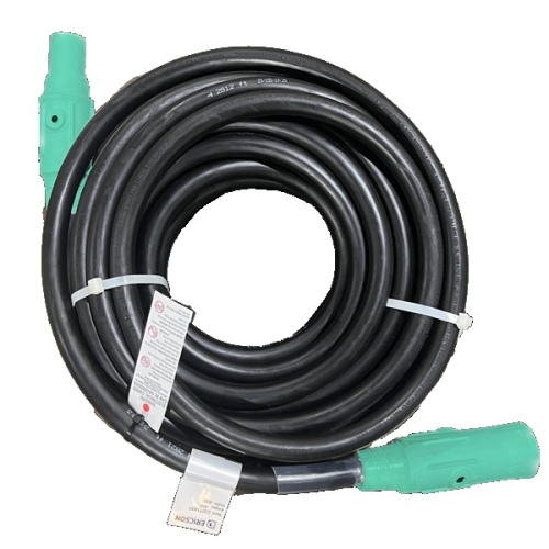 Ericson SC40MF50-G Camlock CAMLOCK Cordset - 50 ft, 4/0 AWG, 400 Amp, 600 Volt, Green