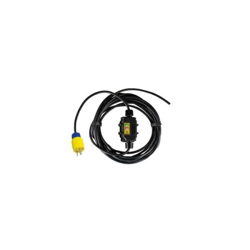 Ericson XG2R-12-10BS-15 Industrial Grade Inline GFCI - 15 Amp, 1800 Watts, 10 ft Cable, NEMA 6P