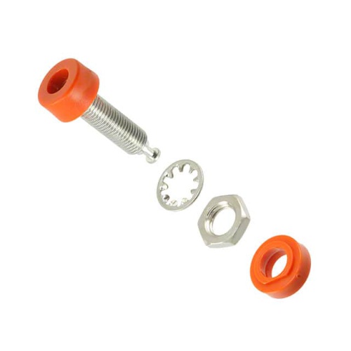 Fluke 1581-3 B-JACK, TIN PL 10/PKG (ORANGE) - 1939285