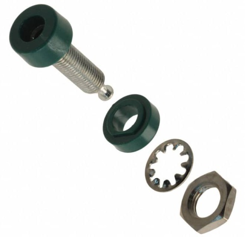 Fluke 1581-5 B-JACK, TIN PL 10/PKG (GREEN) - 1939328