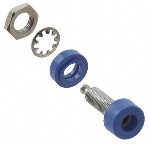 Fluke 1581-6 B-JACK, TIN PL 10/PKG (BLUE) - 1939343