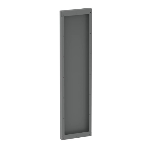 Hoffman AU7218EPT Universal Free-Stand Formed End Plate, 72.13x18.11x2.50, Gray, Steel