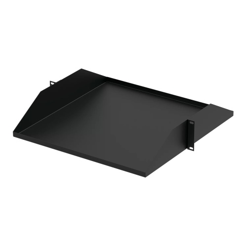 nVent Hoffman ECMS1918 Steel Center Mounted Shelf 19" Rack 19x18 Black