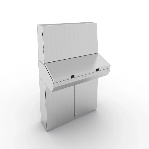 Hoffman MPCS082 Stainless Steel Enclosure - 9.8" x 31.5" x 38.8" (HxWxD)