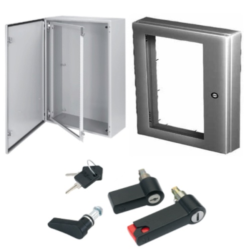 nVent Hoffman P2ASDM ProLine G2 Door Stop Kit, Conductive, Steel