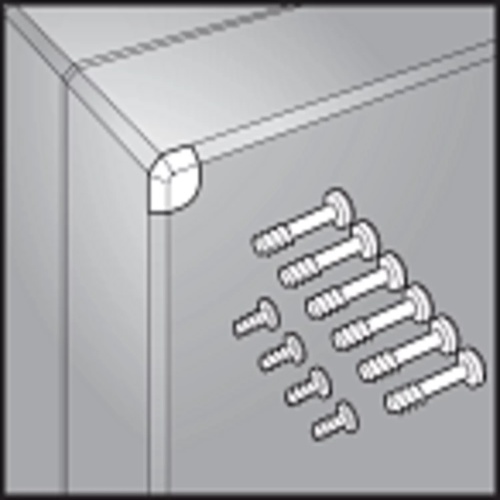 Hoffman Q302311HDWKIT - QLINE® Hardware Kit, 304 Stainless Steel