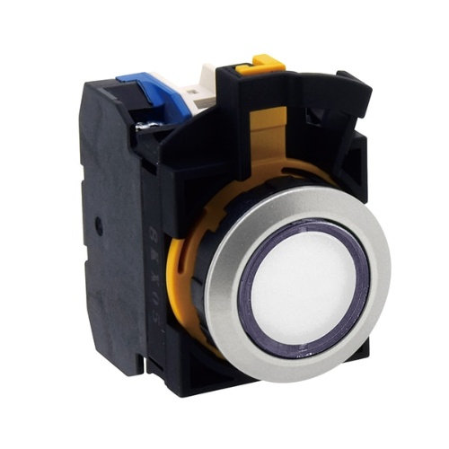 IDEC CW4L-M1E02Q4PW Illuminated Pushbutton 22mm 2nc, White