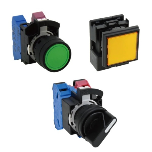 IDEC HW1E-TV4F02QD-R-240V - HW Series, E-Stop