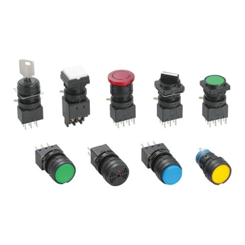 IDEC LW2B-M1C2M-R 22mm Pushbutton Red