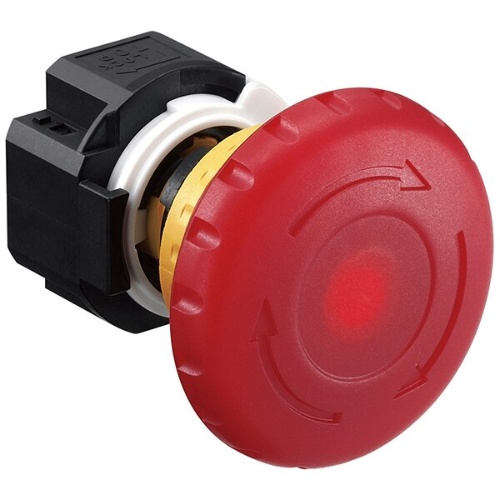 IDEC XA1E-LV411Q4-R 16mm Emergency-Stop Lighted, Red