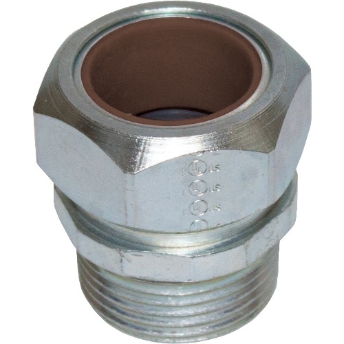 Killark CG112125S - Industrial Location 1-1/4" Steel Cord Grip, 1.125 - 1.25" Cable Range