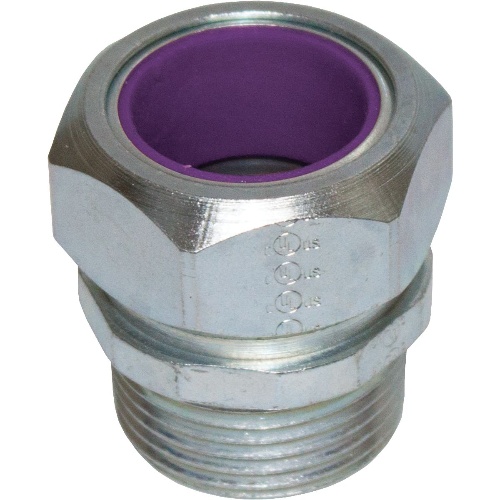 Killark CG37100S - Industrial Location 1" Steel Cord Grip, 0.375 - 0.5" Cable Range