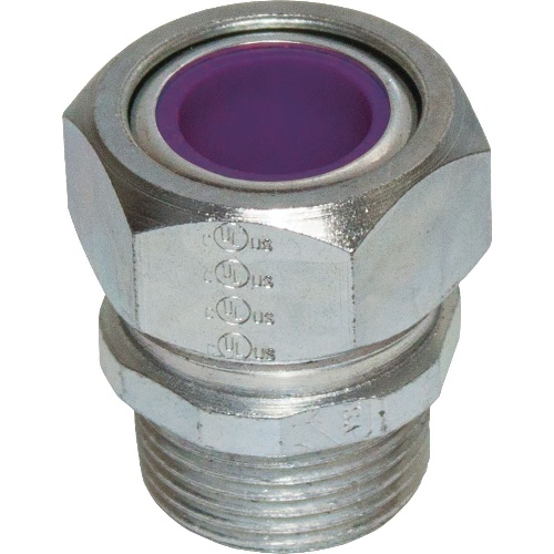 Killark CG3775S - Industrial Location 3/4" Steel Cord Grip, 0.375 - 0.5" Cable Range