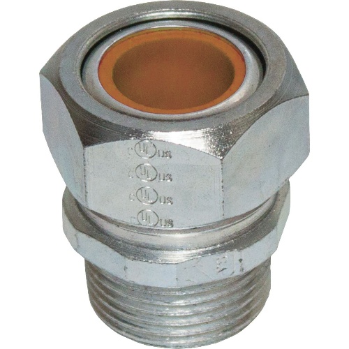 Killark CG6275S - Industrial Location 3/4" Steel Cord Grip, 0.625 - 0.75" Cable Range