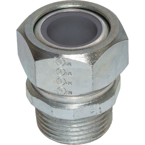 Killark CG75125S - Industrial Location 1-1/4" Steel Cord Grip, 0.75 - 0.875" Cable Range