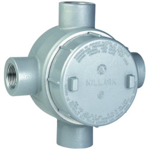 Killark GECXTF-2-6TB Conduit Body - 3/4", Aluminum