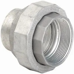Killark UNY0-EX - UN Series - Iron ATEX And IECEx Certified Union - Male/Female - Hub Size 4 Inch