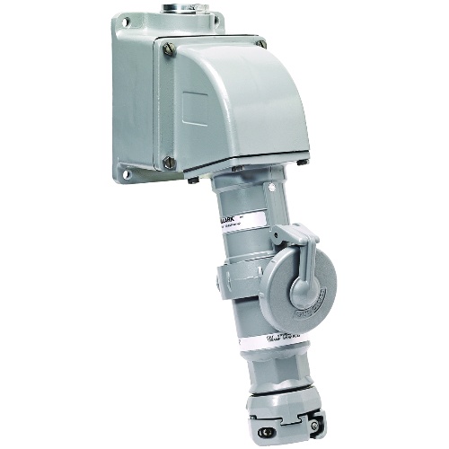 Killark VR641C3 - Industrial Location Receptacle - 4 Wire, 60 Amp, 600 Volt, 250 Volt (DC)