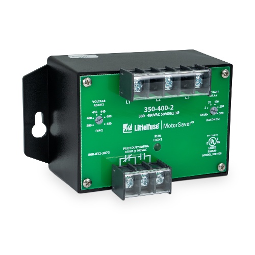 Littelfuse 3504002 Voltage Monitoring - 380-480 Volt, Double Throw, Single Pole