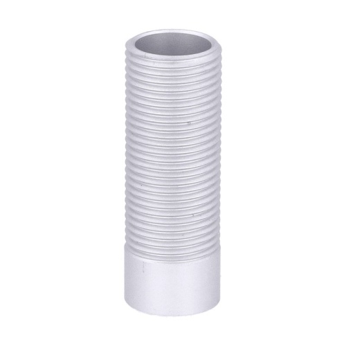 Lovato LTN50P050T Extension tube for Ø50mm signal towers, metal 50mm with threaded end