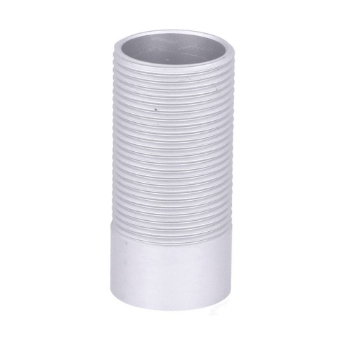 Lovato LTN70P050T Extension tube for Ø70mm signal towers, metal 50mm with threaded end