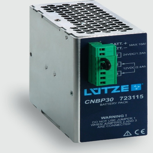 Lutze 723115 CNBP30 Battery Housing 1.2Ah - 2.4Ah, Output:12-24V