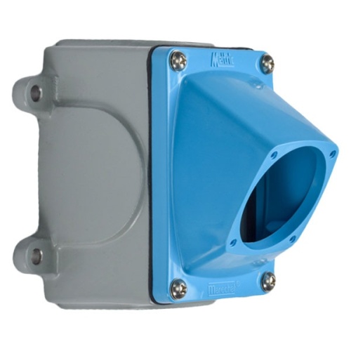 Meltric 711C3N05 DSN20 Box/Angle Adapter Blue Poly