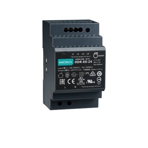 Moxa HDR-60-24 DIN-rail Power Supplies