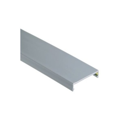 Panduit C3LG6 Lead-Free PVC Flushed Duct Cover 3.25W x 0.37H Color: Light Gray